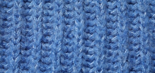 Texture of soft blue fabric as background, top view