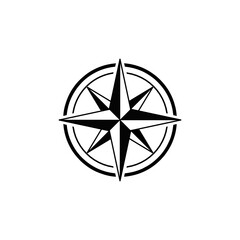 compass rose vector