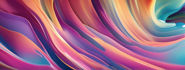 Obraz premium Surreal Fluidity with Floating Spheres