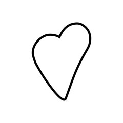 Heart icon vector. love illustration sign. romance symbol.