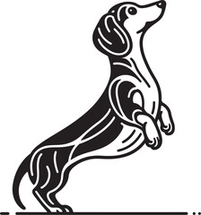 border collie dog silhouette dog breeds