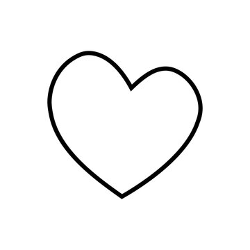Heart icon vector. love illustration sign. romance symbol.