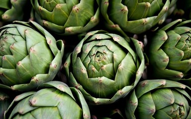 Obraz premium Bunch of artichokes