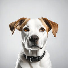 mixed breed dog portrait - 731652369