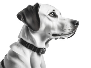 mixed breed dog portrait - 731652378