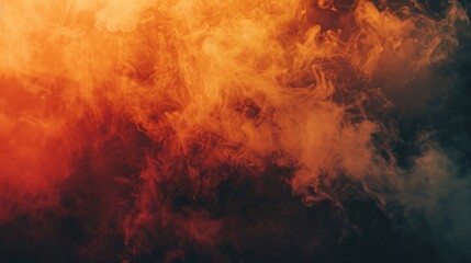 Fiery smoke background