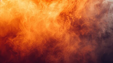 Fiery smoke background