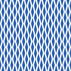 seamless abstract pattern with  rhombuses in blue and white for fabric home wear surface design packaging vector