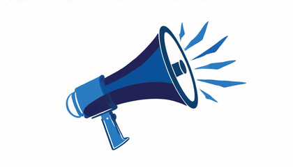  logo for marketing megaphone bullhorn on a white background 