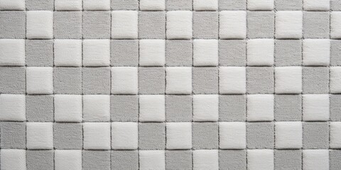 White square checkered carpet texture