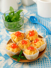 Coconut pastries.