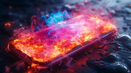 Fiery Phone: A Sizzling Smartphone in the Spotlight Generative AI