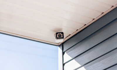 video camera for home security, camera installation