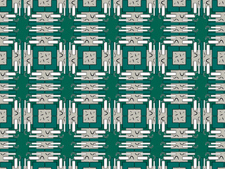 teal green seamless pattern background, square box seamless pattern