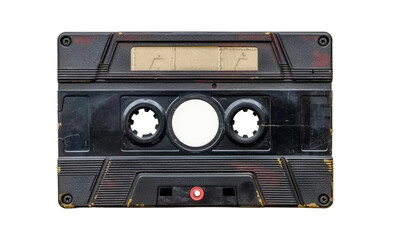 Fototapeta premium audio cassette isolated on transparent background