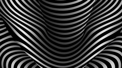Naklejka premium Abstract optical illusion pattern seamless background