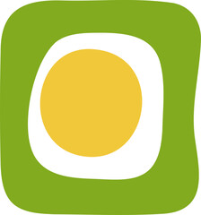 Square frame illustration. Abstract decorative frame hand drawing design element