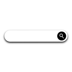 Search bar icon, title border, computer window - obrazy, fototapety, plakaty