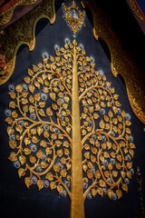 Temple statue Wat Pra That Doi Pra Chan, Mae Tha North of Thailand