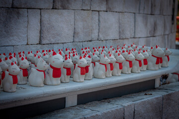 Temple statue Wat Pra That Doi Pra Chan, Mae Tha North of Thailand