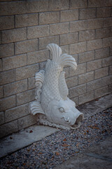 Temple statue Wat Pra That Doi Pra Chan, Mae Tha North of Thailand