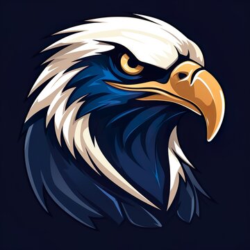 vector design gaming esport mascot logo of eagle