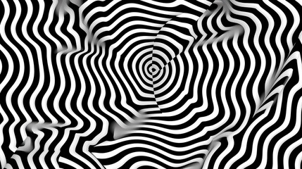 Abstract optical illusion background