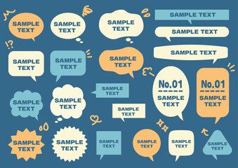 吹き出しセット