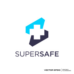 Obraz premium S health logo vector logo illustration