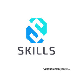 Abstract initial S logo vector illustration