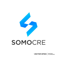 Letter S logo vector illustration