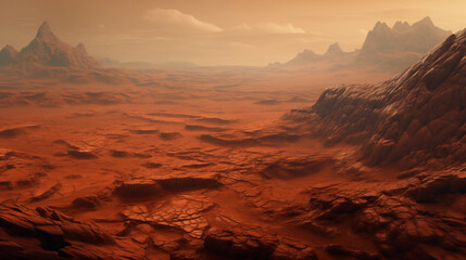火星の景色 - obrazy, fototapety, plakaty