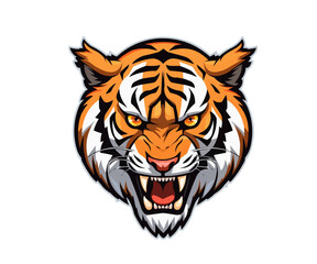 Esport vector logo tiger, tiger icon, tiger head, vector, sticker