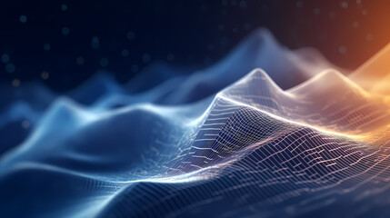 Digital technology abstract graphics poster web page PPT background