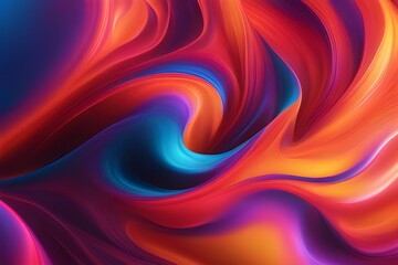 colorful paint waves abstract background 