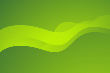 Abstract Green wave vector background for corporate concept, template, poster, brochure, website, flyer design. Vector illustration