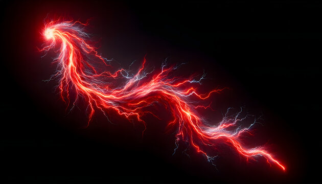 Redfiery explosion on black background. Fire flame png , Fire worm on black background.Fire feather on black background