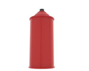 Spray can building isolated on background. 3d rendering - illustration