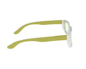 Sun glasses isolated on background. 3d rendering - illustration