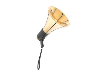 Megaphone isolated on background. 3d rendering - illustration