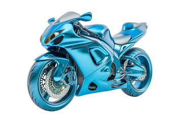 Superbike's Speed Thrill on Transparent Background, PNG, Generative Ai