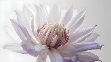AI generated illustration of a beautiful flower with delicate petals