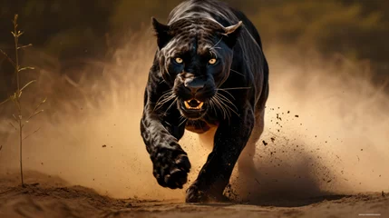 Foto auf Alu-Dibond black panther © Vic