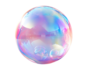 soup bubble isolated on transparent background