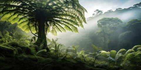 Tropical rain forest in Central America