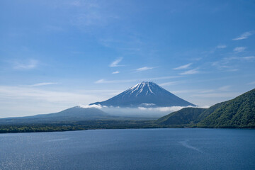 本栖湖からの富士山