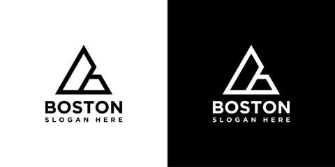 B letter logo icon for company and business design