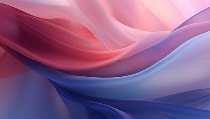 Obraz premium abstract purple waves background ai generative