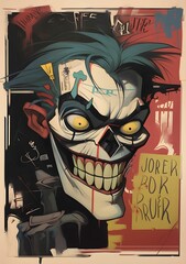 AI generated cartoon character with headphones