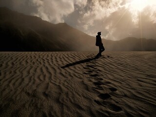 Nubra Valley, high altitude cold desert.